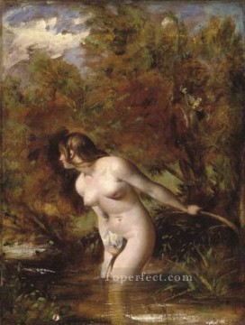 Desnudo Painting - Musidora La Bañista William Etty desnuda